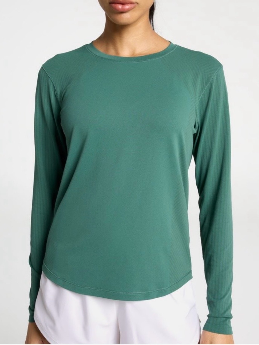 DSG Women's Long-Sleeve Movement Seamless Top - Dark Green size XL